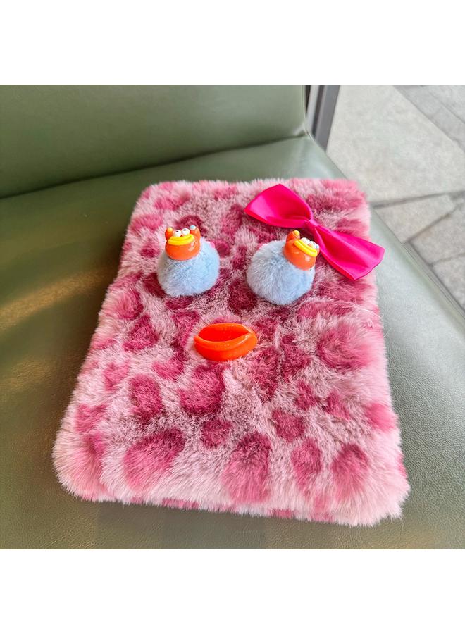 Bluejw 2024 Internet Red New Style Journal High Color Value Notepad Notebook Cute Plush Girl Hand Book Student - Image 1