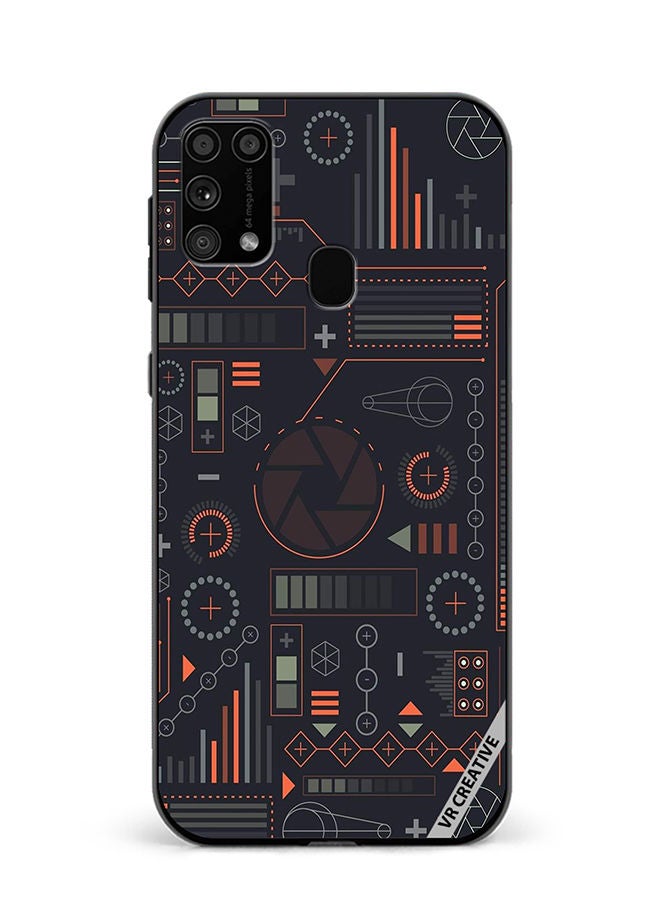 Protective Case Cover For Samsung Galaxy M31/M31 Prime Multicolur Design Multicolour