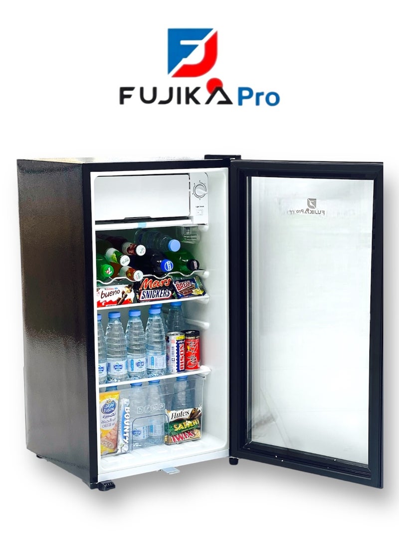 FUJIKA FUJIKA Glass door refrigerator with top freezer FJ-301  - Image 2
