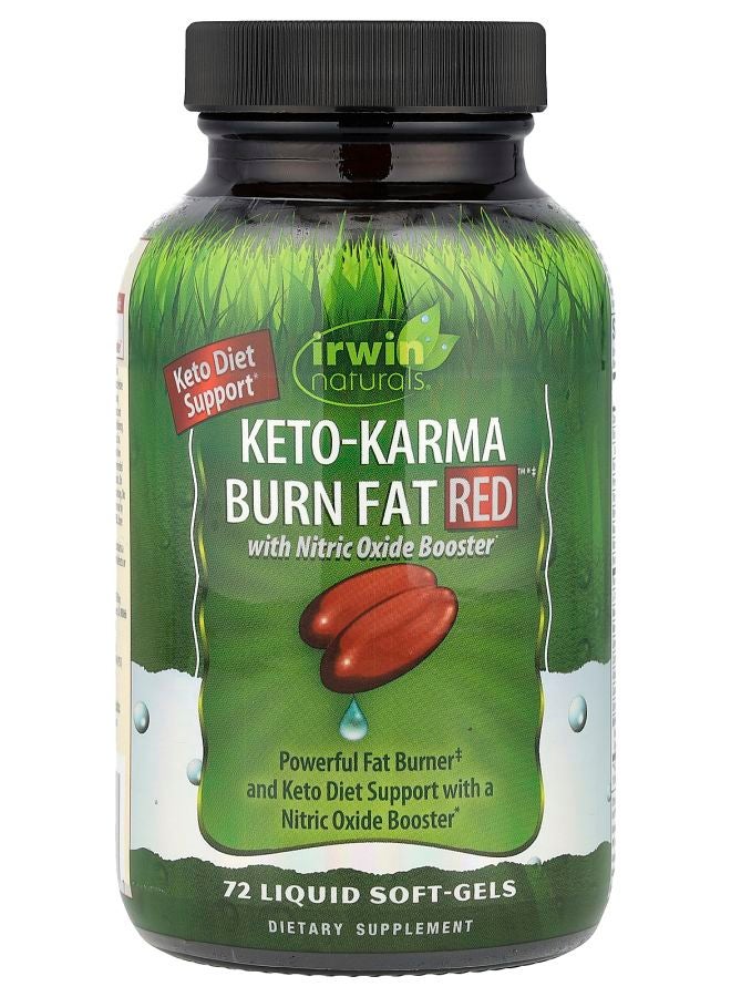 Keto-Karma Burn Fat Red™ 72 Liquid Soft-Gels