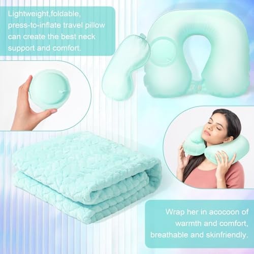 LUCOTIYA Birthday Gifts for Women Self Care Gifts Get Well Soon Gifts,Ocean Relaxing Spa Gift Basket Care Package with Blanket, Idea Thinking of You Gifts for Mom Her Best Friends Sister Wife - Image 3