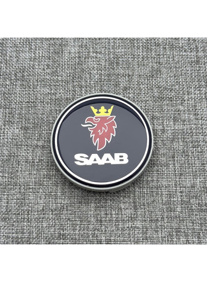Suitable For Saab Front Logo, Rear Trunk Logo, Modified Rear Logo, Saab Shenbao Modified Hood Logo 68mm Rear Sticker