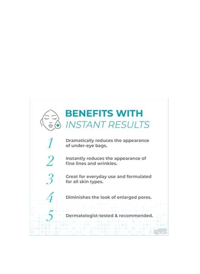 Instantly Ageless - Instantly Ageless - Instant Face Lift Cream - Skin Care for Anti Aging face cream - Wrinkle Tightener - Instant Under Eye Bags Remover - Facelift in a Box of 25 Vials - Image 1