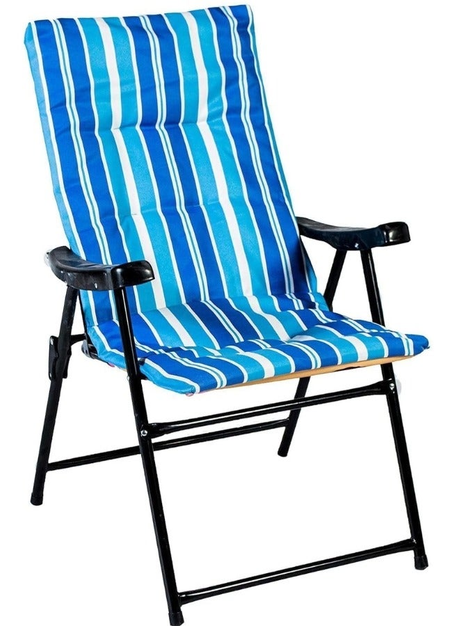 سمارت هوم مجموعة كراسي تخييم مكونة من كرسيين قابلين للطي وكرسي نزهة وكرسي رياضي وكرسي خارجي وكرسي حديقة - Image 3