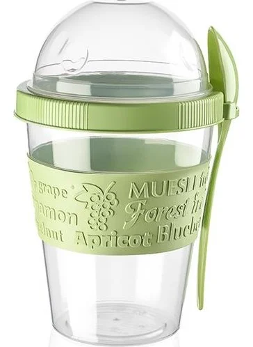 5DM Take and Go Yogurt Container with Chamber 600 Ml.