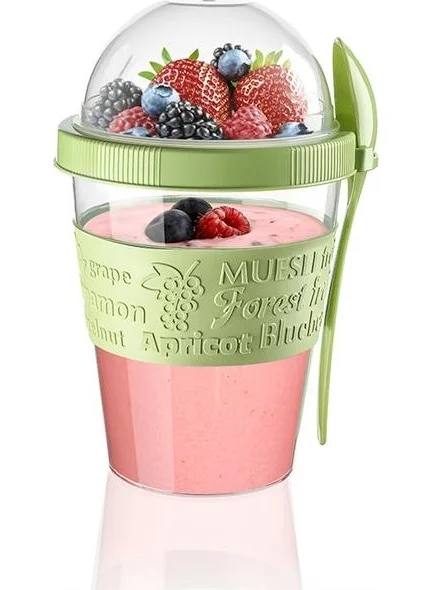 5DM Take and Go Yogurt Container with Chamber 600 Ml.
