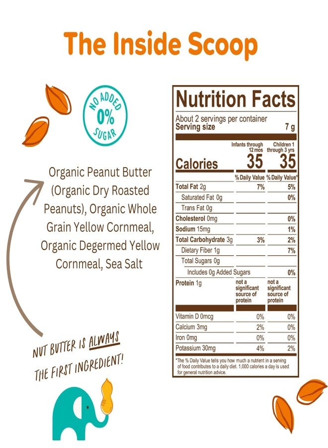 Puffworks Baby Peanut and Almond Variety Pack, Perfect for Early Peanut Introduction, Plant Protein, USDA Organic, Gluten-Free, Vegan, Non-GMO, Kosher, 0.5 Ounce (Pack of 12) - Image 5