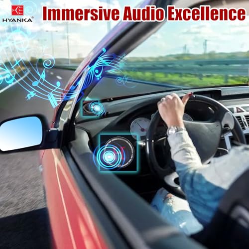 H YANKA HCP-65 6.5 Component Car Speakers, 800 Watt Car Audio Stereo Door Speakers Perfect for Upgrading Any Car Stereo System Includes 2 x Midrange Woofers, Tweeters, and Crossovers (Set) - Image 4