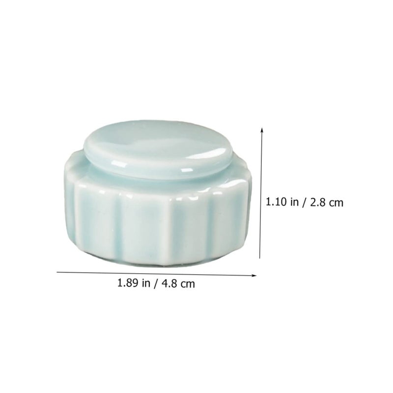 3Pcs Refillable Ceramic Cosmetic Jars Travel Containers For Lip Balm Samples - Image 5