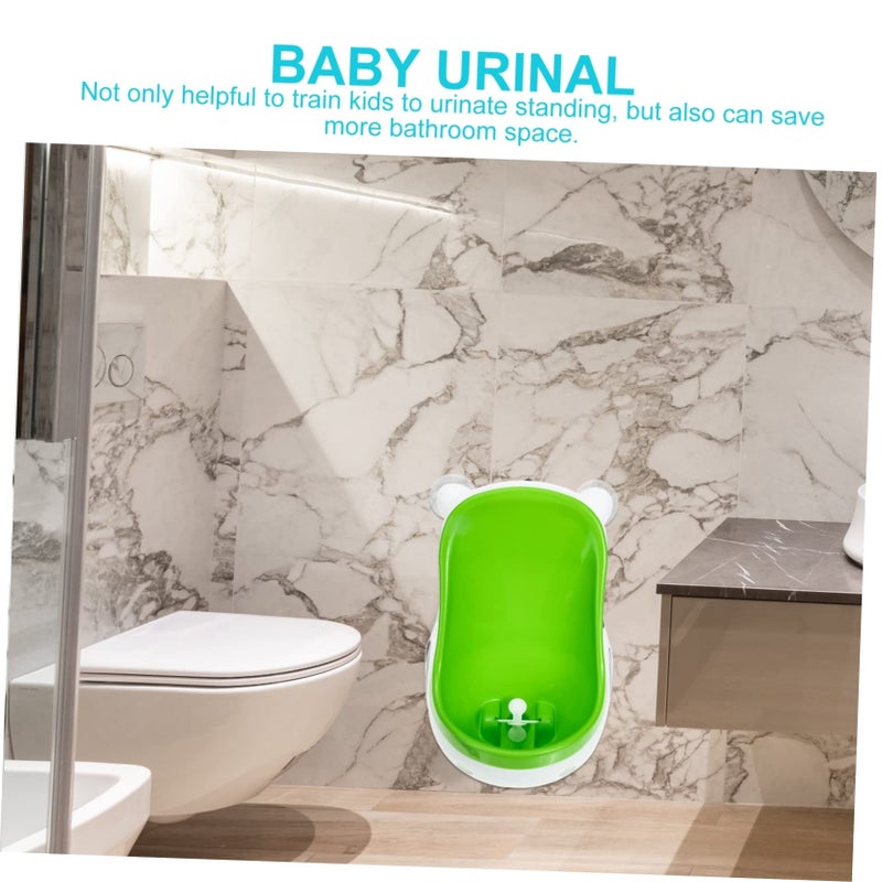 Wall Mounted Baby Boy Urinal Trainer with Fun Aiming Targets Easy to Clean Plastic Potty for Toilet Training - Image 4