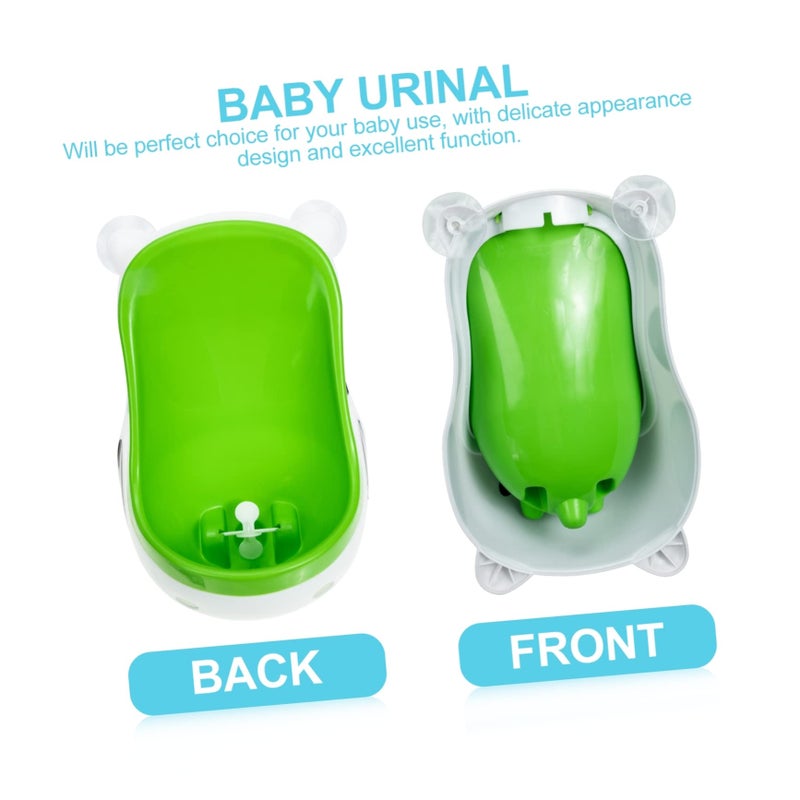 Wall Mounted Baby Boy Urinal Trainer with Fun Aiming Targets Easy to Clean Plastic Potty for Toilet Training - Image 5