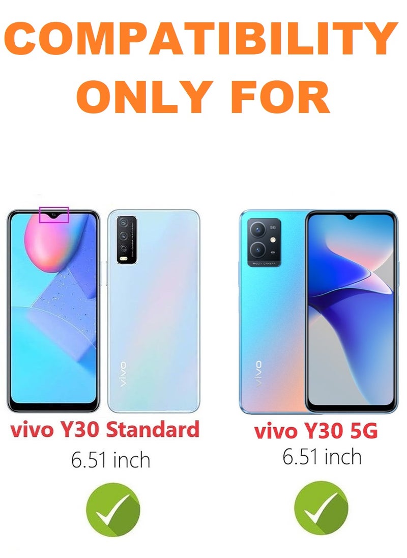 Super 2 Pieces Tempered Glass Screen Protector Clear Designed For vivo Y30 5G Full Screen Coverage And Bubble Free - Image 3