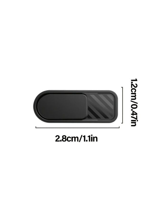 عبوتين من شريح حماية كاميرا الويب الأسود المضاد للتجسس QGhappy للهواتف والأجهزة اللوحية - Image 3