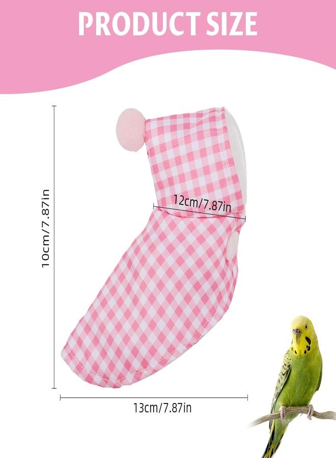 Qpets® Bird Clothes, Parrot Sweater with Hat & Snap Button Closure, Plush Parrot Cloak for Cold & Feather Plucking Cute Bird Clothing for Photoshoot & Gifting - Image 2