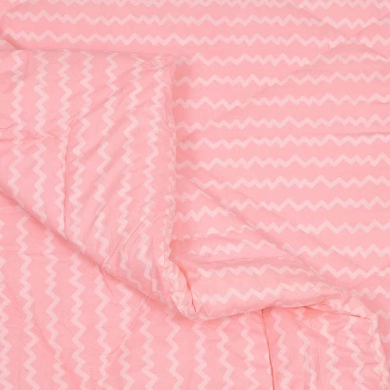 VIVEA RESERVE Premium 220 Gsm Double Bed Ac Comforter Soft Cotton Quilt For All Seasons Reversible Lightweight Includes 1 Comforter (90" X 100" Inch, Blossom Pink, 300 Tc, Quilt, Comforter, 1 count) - Image 5