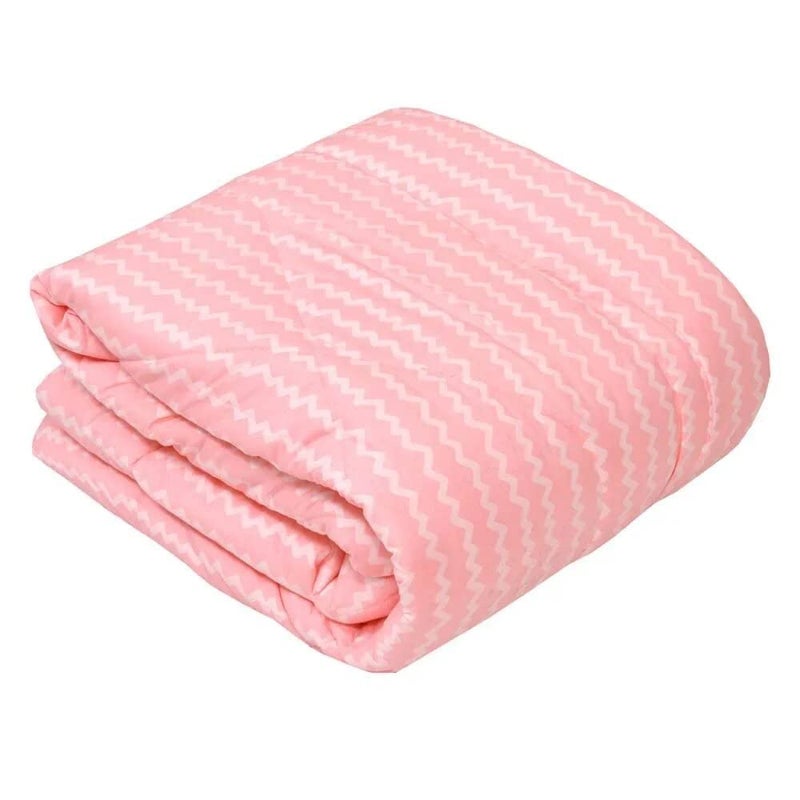 VIVEA RESERVE Premium 220 Gsm Double Bed Ac Comforter Soft Cotton Quilt For All Seasons Reversible Lightweight Includes 1 Comforter (90" X 100" Inch, Blossom Pink, 300 Tc, Quilt, Comforter, 1 count) - Image 3