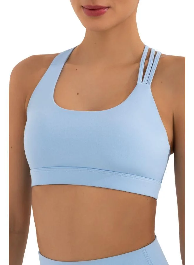 موهوكي موهوكي حمالة صدر رياضية Active Triple Line Crossback Bra - أزرق فاتح