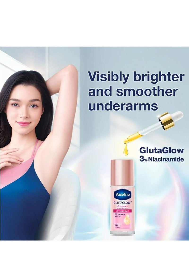 Vaseline Glutaglow Ultra Bright Ampoule Serum Deodorant 45 ML - Image 2