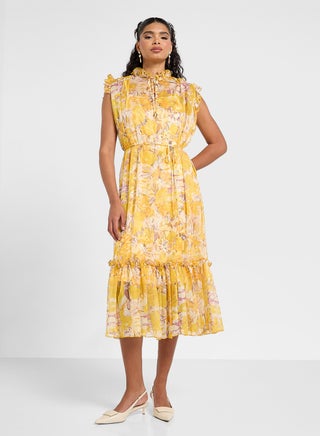 Floral Ruffle Midi Dress - pzsku/Z093493AF77A9DC7A92EBZ/45/_/1742369522/556e18bb-24d4-484c-98d3-3c4891d1571a