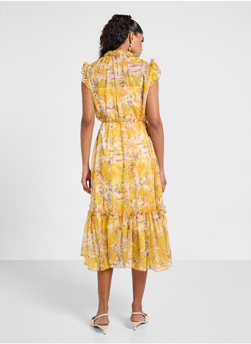 ELLA Floral Print Dress  - Image 2