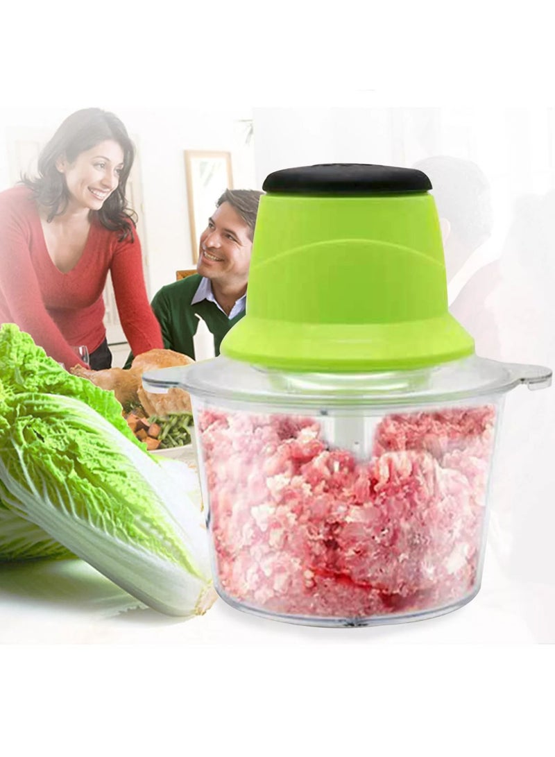 DubaiGallery مفرمة طعام كهربائية، آلة طحن اللحوم، محضرة طعام صغيرة من Kitchen Aid، وعاء زجاجي خالٍ من مادة BPA، سعة 1.8 لتر، مفرمة لحوم وخضروات وفواكه ومكسرات، 220 فولت - 50 هرتز، طعام للأطفال - Image 4