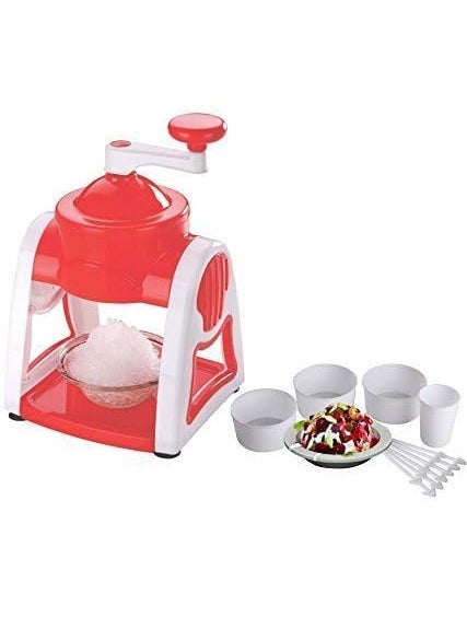 DHYANI DHYANI Plastic Manual Ice Gola Maker at Home Manual Ice Crusher Slush Maker Machine with Steel Blade Ice Shaver and Ice Shreader  - Image 2