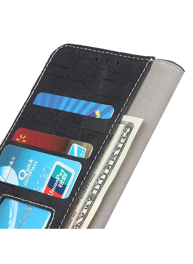 اس-توب جراب لهاتف Samsung Galaxy S22 Ultra 5G جراب جلدي مغناطيسي بنقشة جلد التمساح مع حامل وفتحات للبطاقات ومحفظة - Image 5