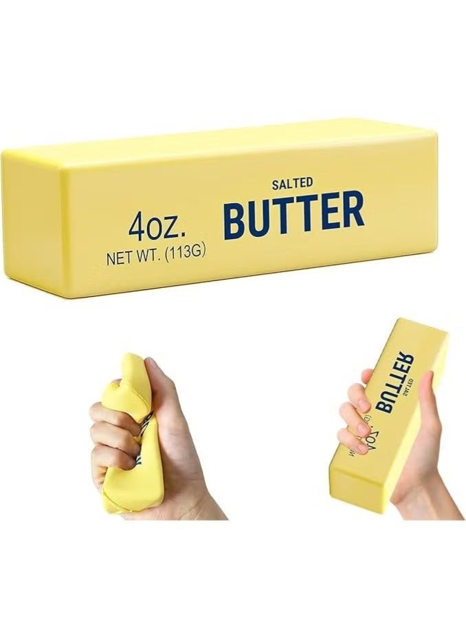 2-Pack Squishy Butter Stick Slow Rise Soft PU Stress Reliever Fidget Toy - Image 1