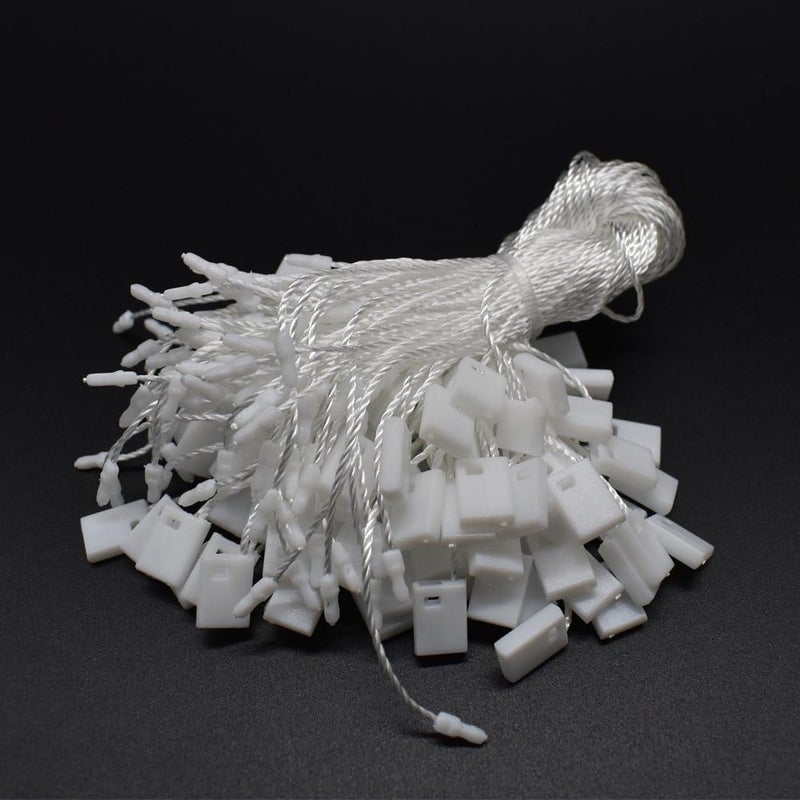 Renashed Hang Tag String 7" 1000Pcs Nylon Snap Lock Pin Loop Fastener Hook Ties Easy and Fast to Attach - Image 4