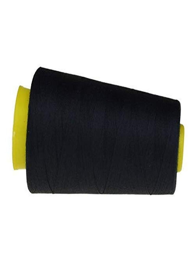BOBBINY Polyester Sewing Thread Pack Of 1 Black (4000 Meter Per Spool) Spools Cones Rolls For Stitching, Sewing, Tassel Making, Embroidery, Shiny Soft Thread Spools And Other Project - Image 2