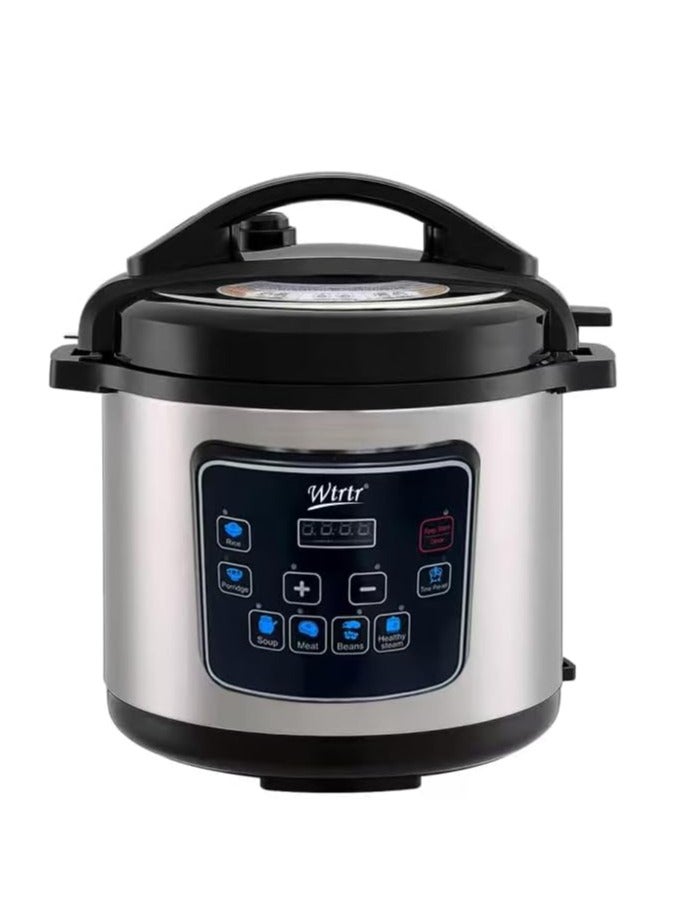 Wtrtr 6 Liters Smart Pot Instant Programmable Electric Pressure Cooker,Rice Cooker,pressure cooker, sauté pot, slow cooker, rice cooker,1000 Watts 1 Years Warranty (6L-6005) - Image 1