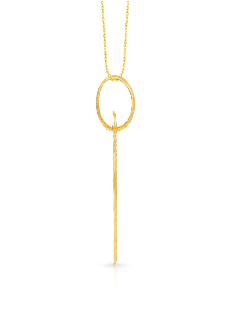 Malabar Gold and Diamonds 22k 916 Purity Gold Pendant for Women EMPN132KY  - Image 3