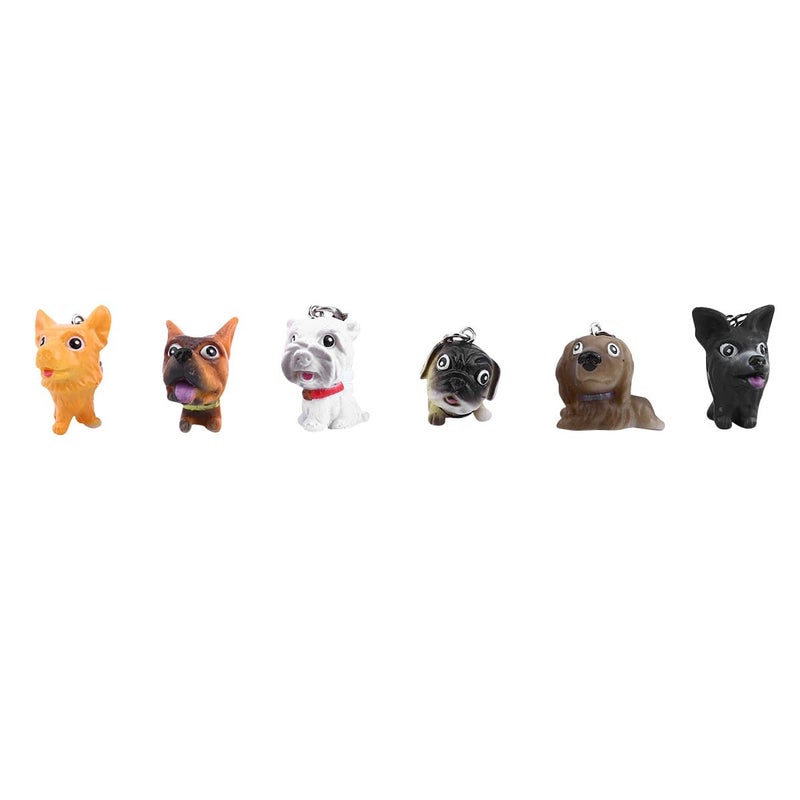 Cartoon Dog 3.5mm Anti Dust Plug Set 6pcs Universal Smartphone Charging Port Cover - Image 2