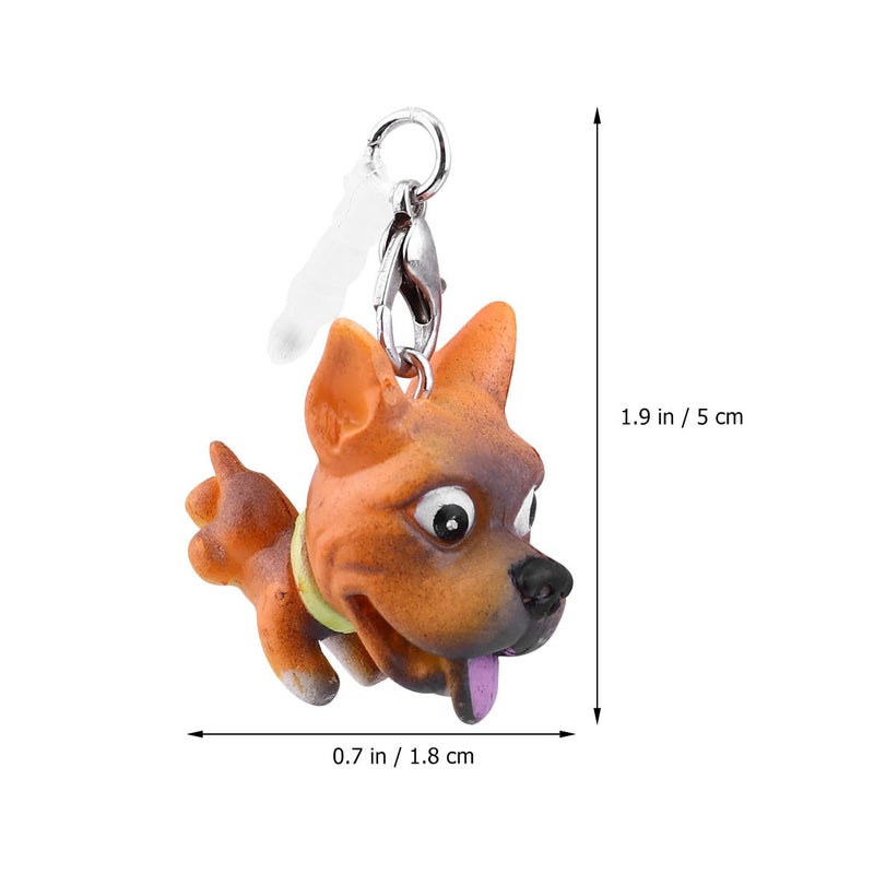 Cartoon Dog 3.5mm Anti Dust Plug Set 6pcs Universal Smartphone Charging Port Cover - Image 3
