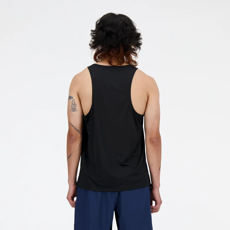 New Balance Black Men's Sport Essential Tank for Men | Best Price UAE