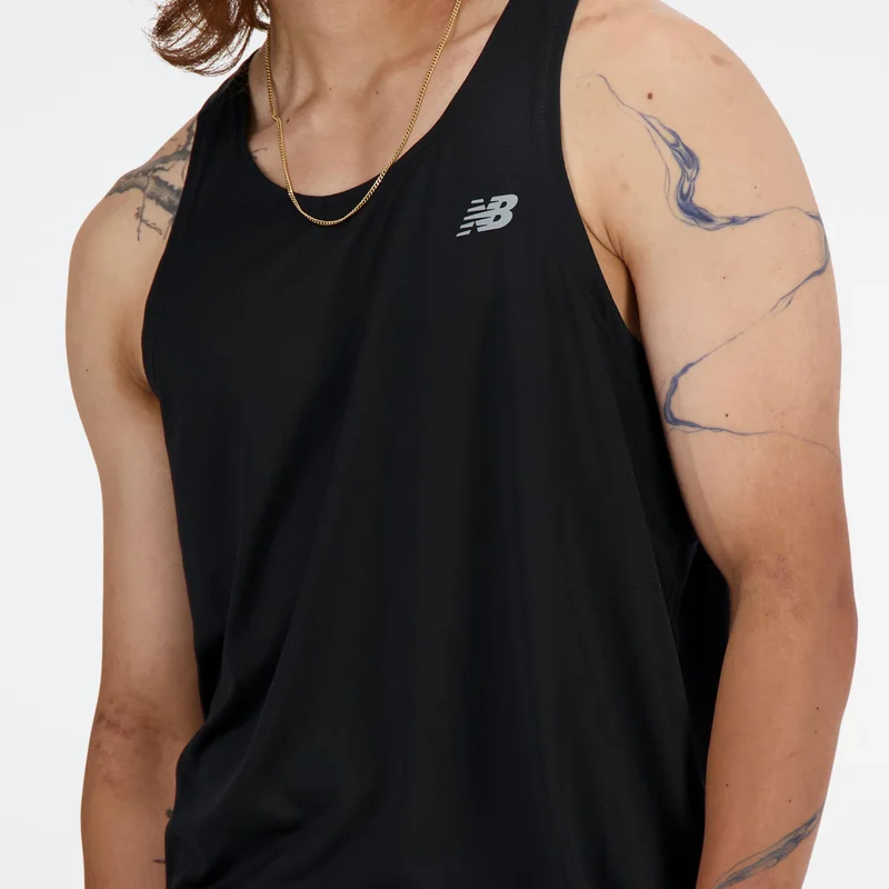 New Balance Black Men's Sport Essential Tank for Men | Best Price UAE