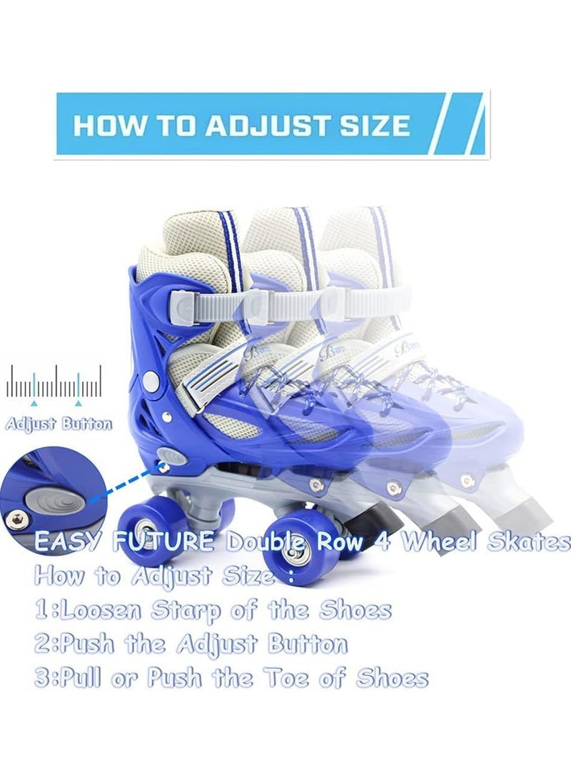 MONOGUE - Double row roller skates  Fast Comfortable and Stylish Skates 4 wheels shoes - Image 1