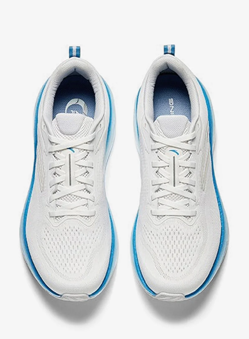 Anta White/Grey/Blue Antelope Running Shoes｜ Mesh breathable running shoes for 2025 summer new arrival cushioning sports running shoes White for Men | Best Price UAE