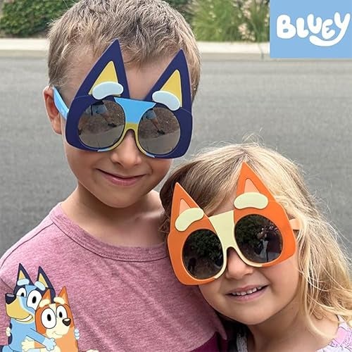 Sun-Staches Official BLUEY 2 Pack Sunglasses for Kids | 1 Pair BLUEY & 1 Pair Bingo Dress Up Accessory | UV 400 | One Size Fits Most Kids - Image 5