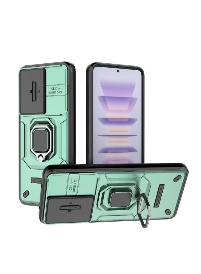 Case For Xiaomi Redmi K60 5G Sliding Camshield TPU + PC Shockproof Phone Case with Holder