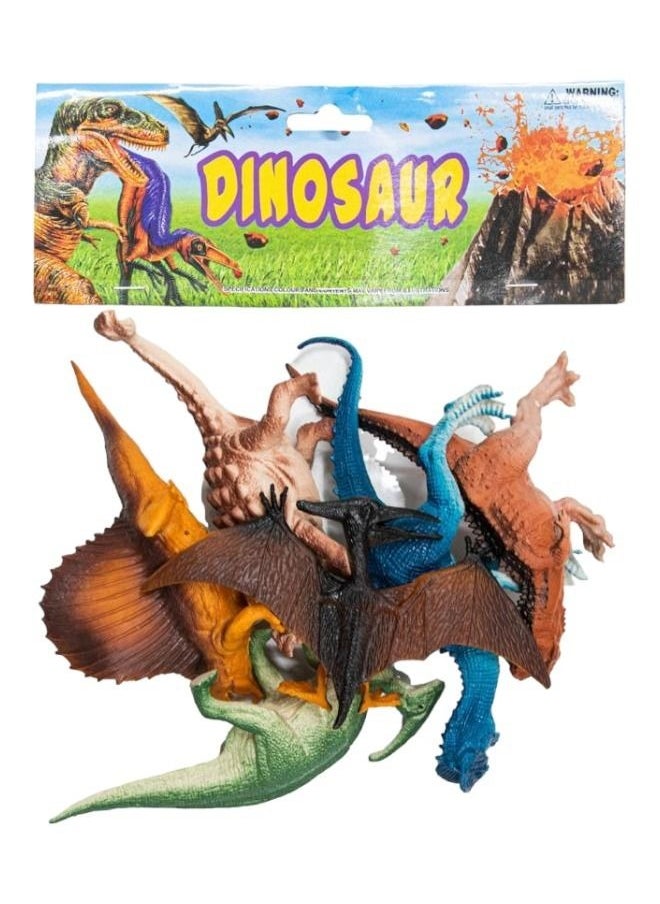 Rally - Multi-colored realistic dinosaur animal figures toy set - Image 1