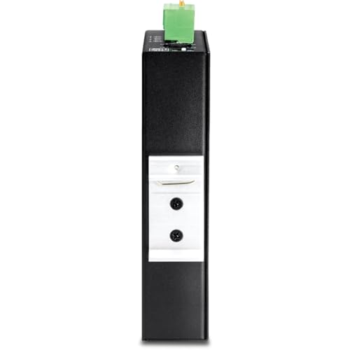 Trendnet مفتاح DIN-Rail الصناعي القوي 5 منافذ من TRENDnet مع PoE+ جيجابت، ميزانية طاقة 120 واط، 1 فتحة SFP، تصنيف IP30، مفتاح غير مُدار، مفتاح شبكة جيجابت PoE+، حماية مدى الحياة، أسود، TI-PG541 - Image 5
