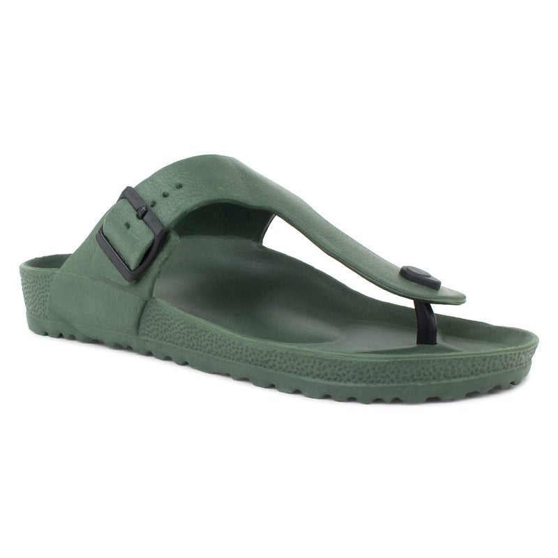 Hygear Men's Orbital Olive Green Slippers_6 UK (HG-GE-1001) - Image 2