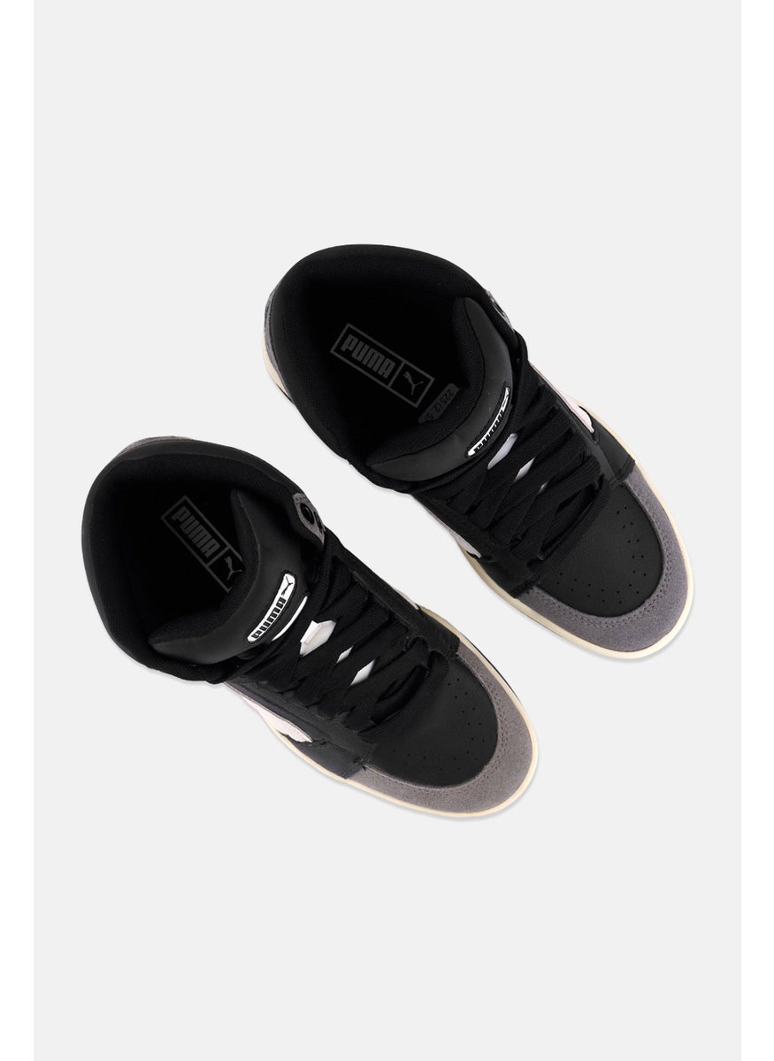 PUMA Kids Boy Slipstream Mid Lace Up Sports Shoes, Black  - Image 4