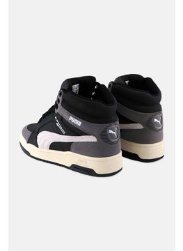 PUMA Kids Boy Slipstream Mid Lace Up Sports Shoes, Black  - Image 2