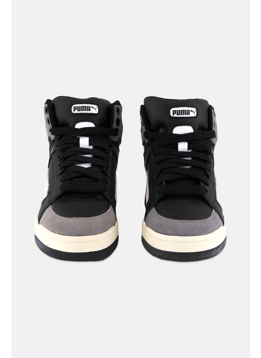 PUMA Kids Boy Slipstream Mid Lace Up Sports Shoes, Black  - Image 3