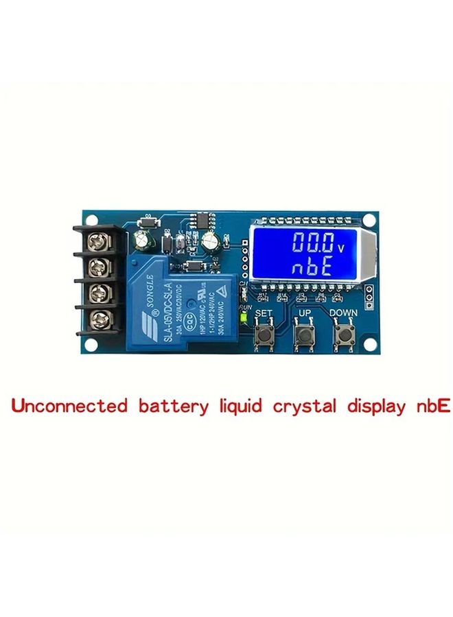 XY L30A 6 60V Battery LCD Display 3.5 Inch Blue Backlit Aluminum Contacts Quick Connect - Image 1