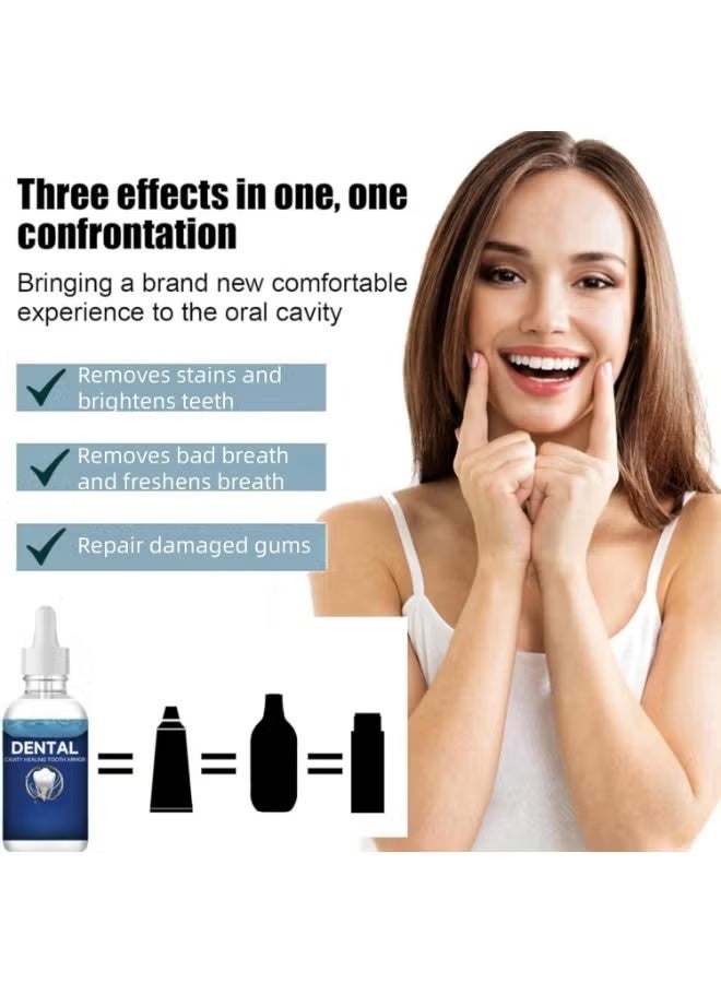 أورالحوي درع الأسنان لعلاج تجاويف الأسنان، جل إصلاح الأسنان، إصلاح اللثة ل receding gums، إصلاح الأسنان المتسوسة، درع دنتيت للأسنان، سائل درع الأسنان لعلاج التجاويف، إصلاح اللثة، علاج اللثة المتراجعة 60 مل - Image 4