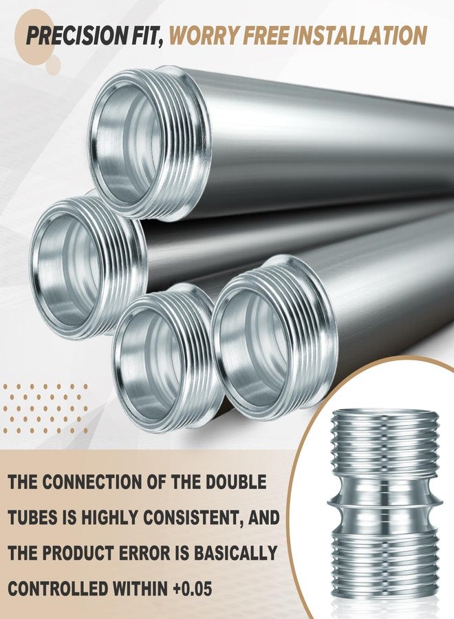 Shimeyao 8 Pcs Coarse Thread Connector for Diameter Wire Shelving Poles, Shelving Connectors Parts Accessories for Shelf Unit, Extending Rack(25.4mm/1 Inch) - Image 4