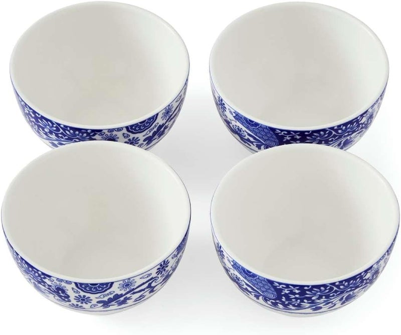 Spode Spode Brocato 4 Round Dip Bowls Set of 4 Blue Italian Design  Made of Porcelain  Dishwasher and Microwave Safe  Dipping Bowls for Sauce Snacks Appetizers  Kitchenware  Dinnerware Dcor - Image 3